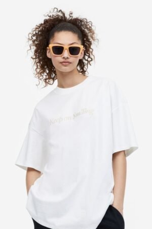 Oversized Motif T-shirt